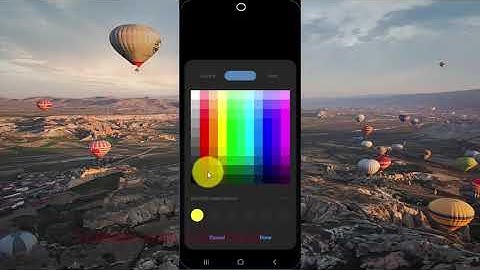 Samsung Galaxy S20 : How to set the color of the edge lighting effect once in a specific time