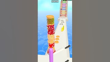 Level 166 ( Pancake Run ! All Levels Game Play Walkthrough For Android And iOS )