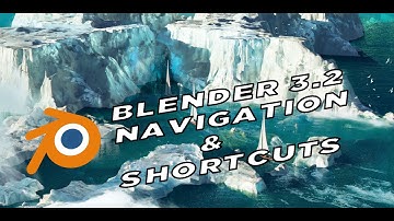 Navigation and Shortcut keys in Blender 3.2   #blender #blendertutorial
