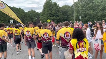 Trojan MTB team parade