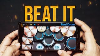 I played BEAT IT on realdrum app screenshot 1