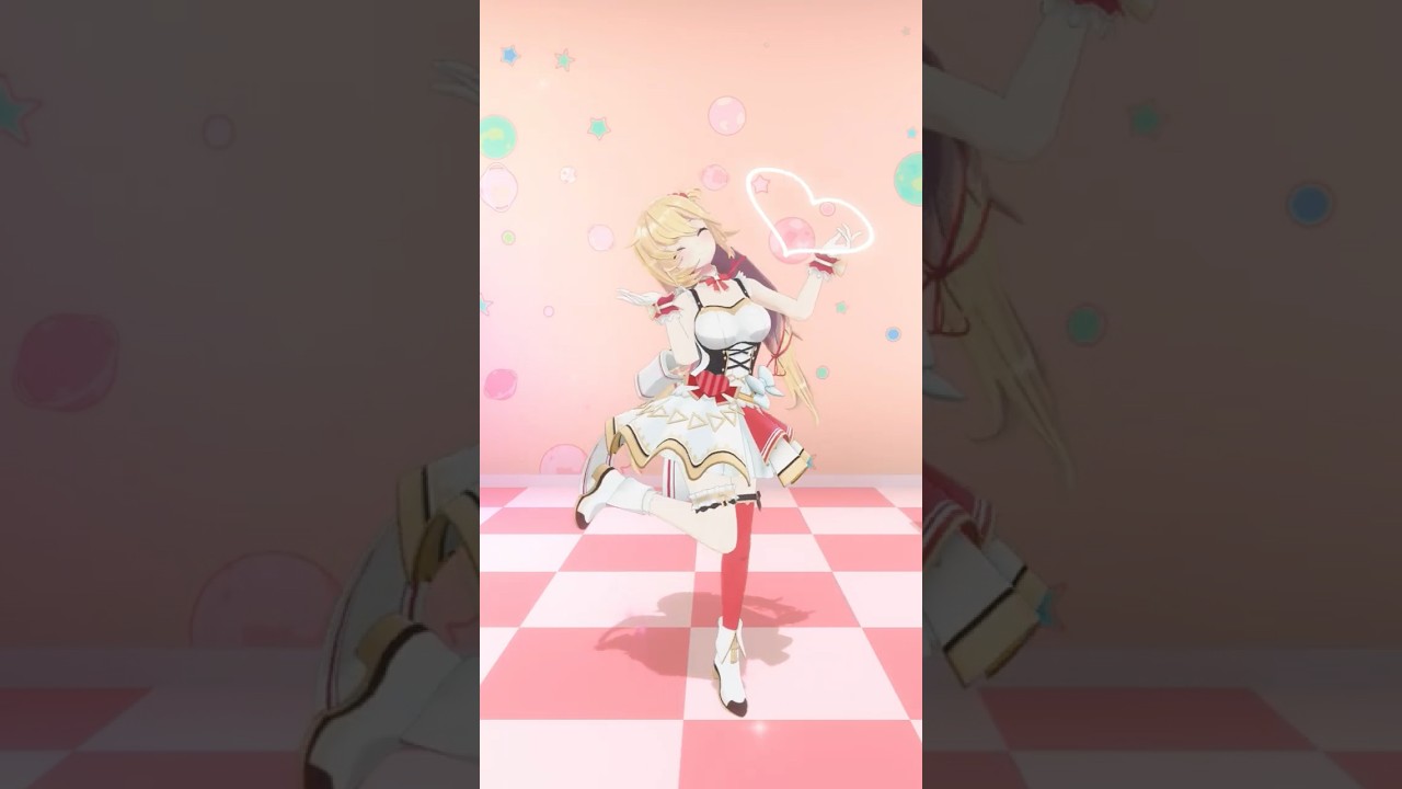 【踊ってみた】どきどきキュン!で大暴走♡/いずれ菖蒲か杜若【にじさんじ】【ホロライブ/赤井はあと】#shorts