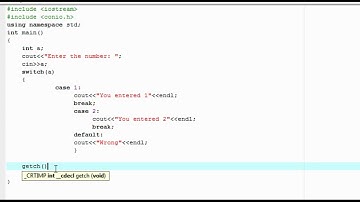 Switch Case Statement in C++ (English) : fast university peshawar