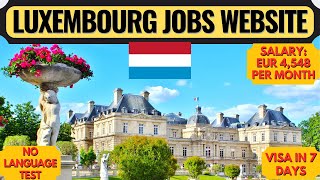 Luxembourg Country Work Visa | Luxembourg Jobs Website | Schengen Visa | Dream Canada