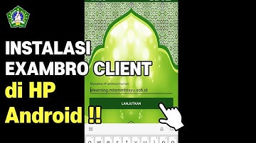 INSTALASI EXAMBRO CLIENT PADA ANDROID