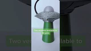 UFO 3D Model With Lights 🛸