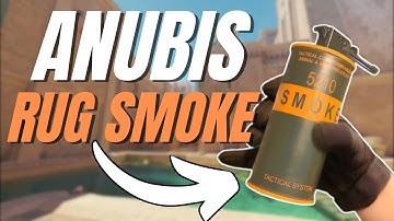 RuG Smoke from CT Spawn on Anubis CS2 (Pro Lineup)