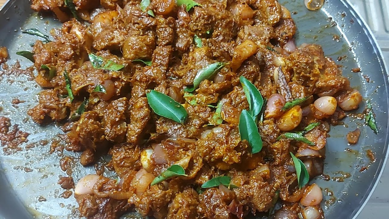 Spicy Mutton Chukka | Authentic south Indian Mutton chukka | Balan's variety kitchen 