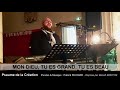 Psaume de la cration patrick richard  live messe rock  reprise benot breton chant  partage