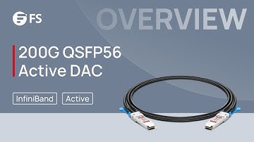 200G HDR QSFP56 Active Direct Attach Copper Twinax Cable Overall Introduction | FS