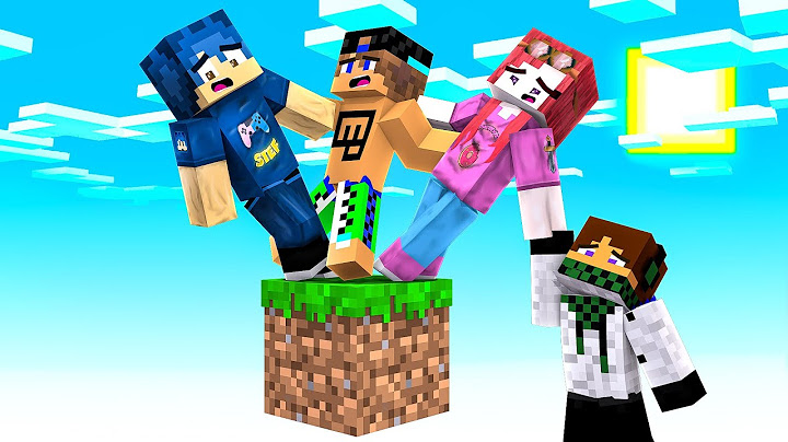 GIOCARE A MINECRAFT CON SOLO 1 BLOCCO!