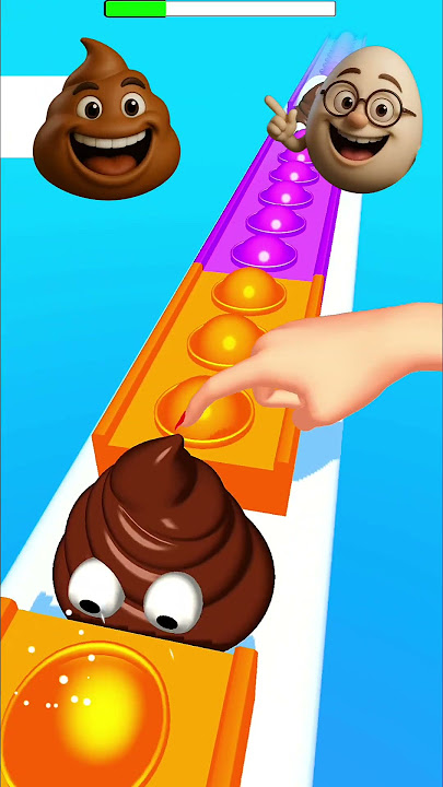 Egg 🥚vs poop 💩 : The Funniest 😂 Pop Run Ever! Part-23 #shorts #funnyshorts