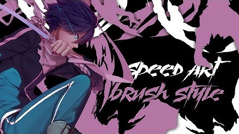 Speed art gfx style brush | ps cc | android