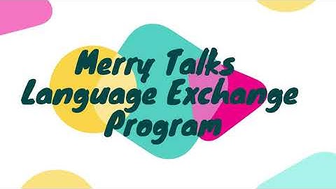 Video tutorial on how to sign up for our language exchange program