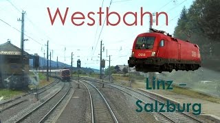 Führerstandsmitfahrt RAILJET - Westbahn Linz - Salzburg [HD] - Cab Ride High Speed Train