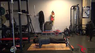 Front Plank with Marching Feet