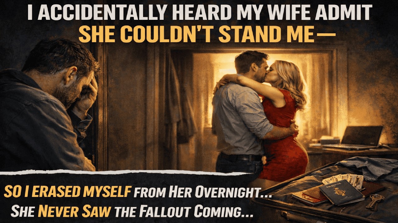 I Accidentally Heard My Wife Admit She Couldn’t Stand Me — So I Erased Myself from Her Life...