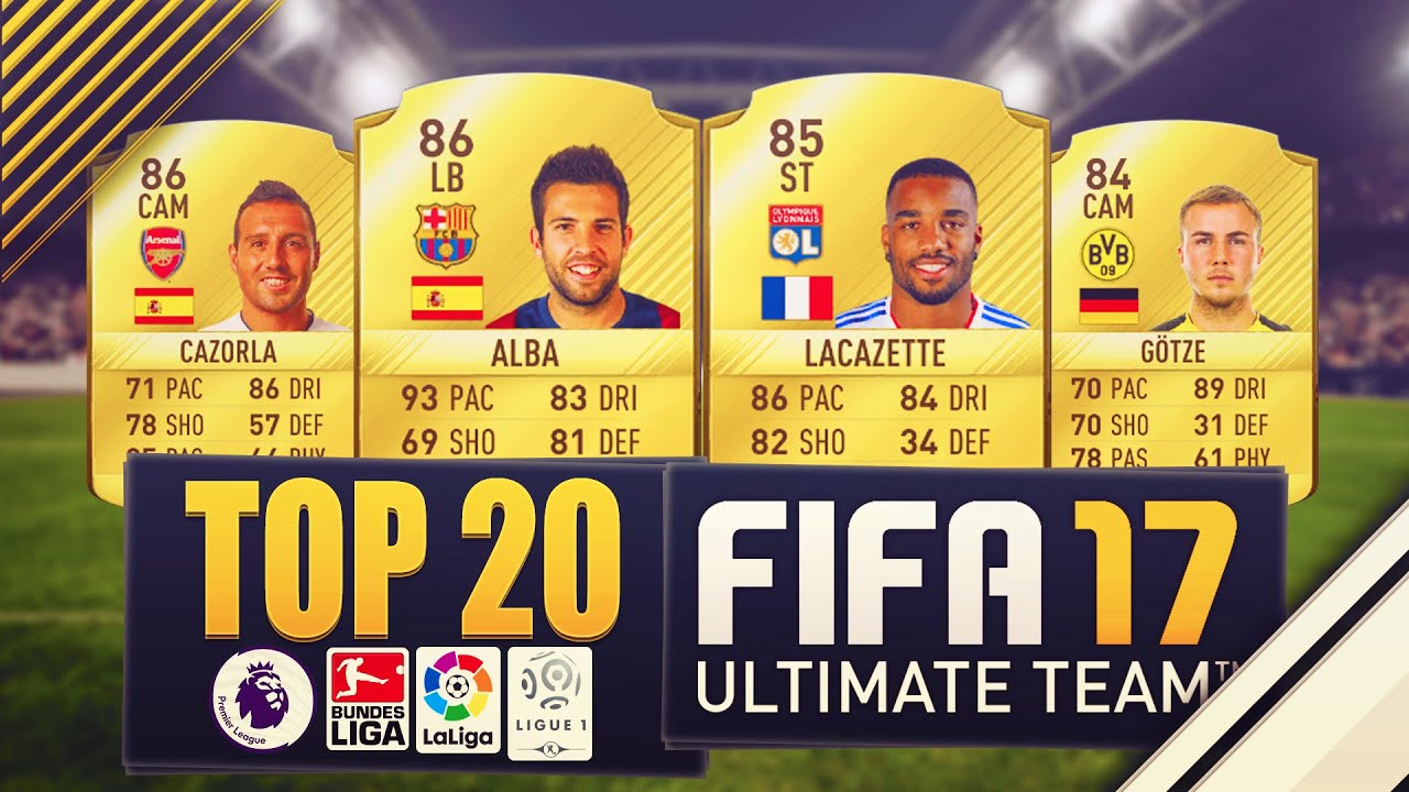 FIFA 17 TOP 20 PLAYER RATINGS PREMIER LEAGUE LA LIGA BUNDESLIGA fifa-17-top-20-player-ratings-premier-league-la-liga-bundesliga