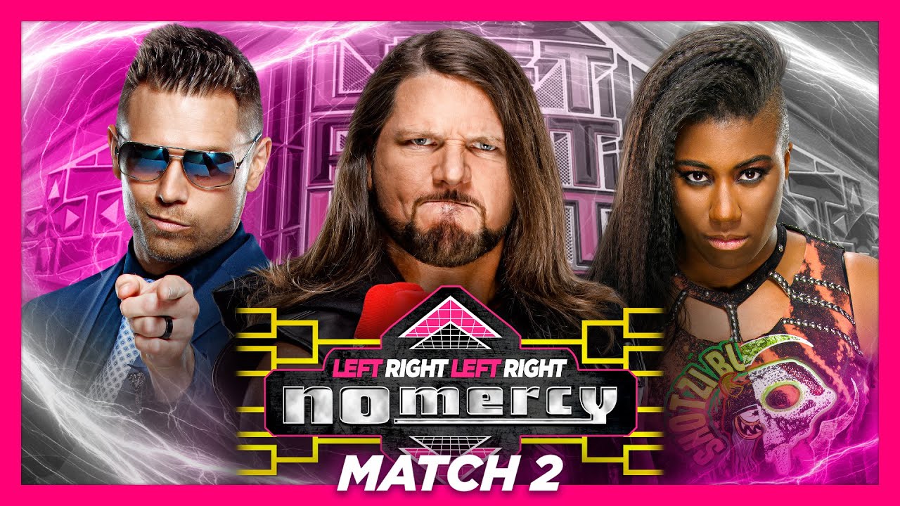 AJ STYLES vs. THE MIZ vs. EMBER MOON: LRLR Title No Mercy Tournament -  Match 2 - YouTube