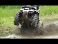 CAN AM OUTLANDER 800 vs OTHER BIKES MUDDING IN MUD PIT! ATV RODEO