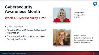 2021 Cybersecurity Awareness Month: Cybersecurity First