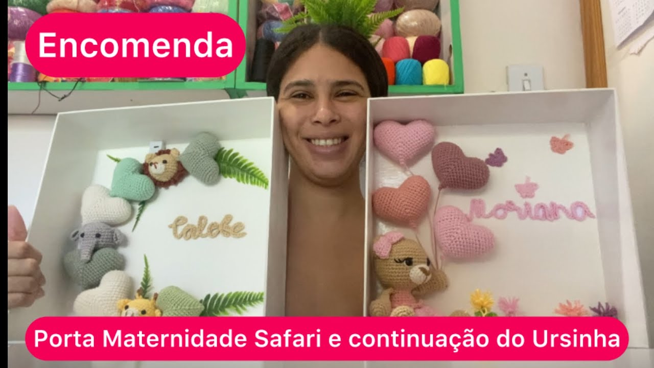 Encomenda 📦 Porta Maternidade: Safari e continuação do Ursinha