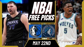 Free NBA Picks and Predictions Today - 5/22/24 | NBA Coast to Coast