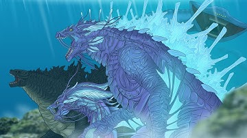 LEGENDARY TIAMATZILLA | Godzilla (2021) Fusion Titanus Tiamat : MONSTER ANIMATION