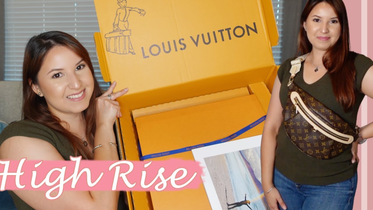What can fit inside the new Louis Vuitton HIGH RISE Bum Bag? #fashion  #louisvuitton ￼ 