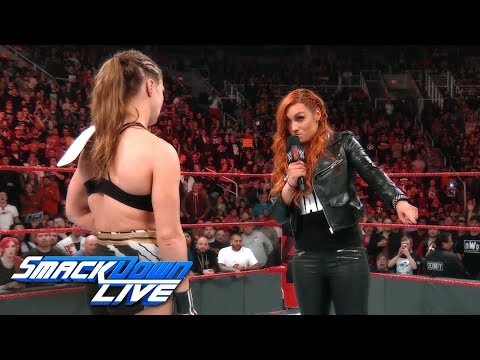 Relive Becky Lynch's WrestleMania challenge to Ronda Rousey: SmackDown LIVE, Jan. 29, 2019