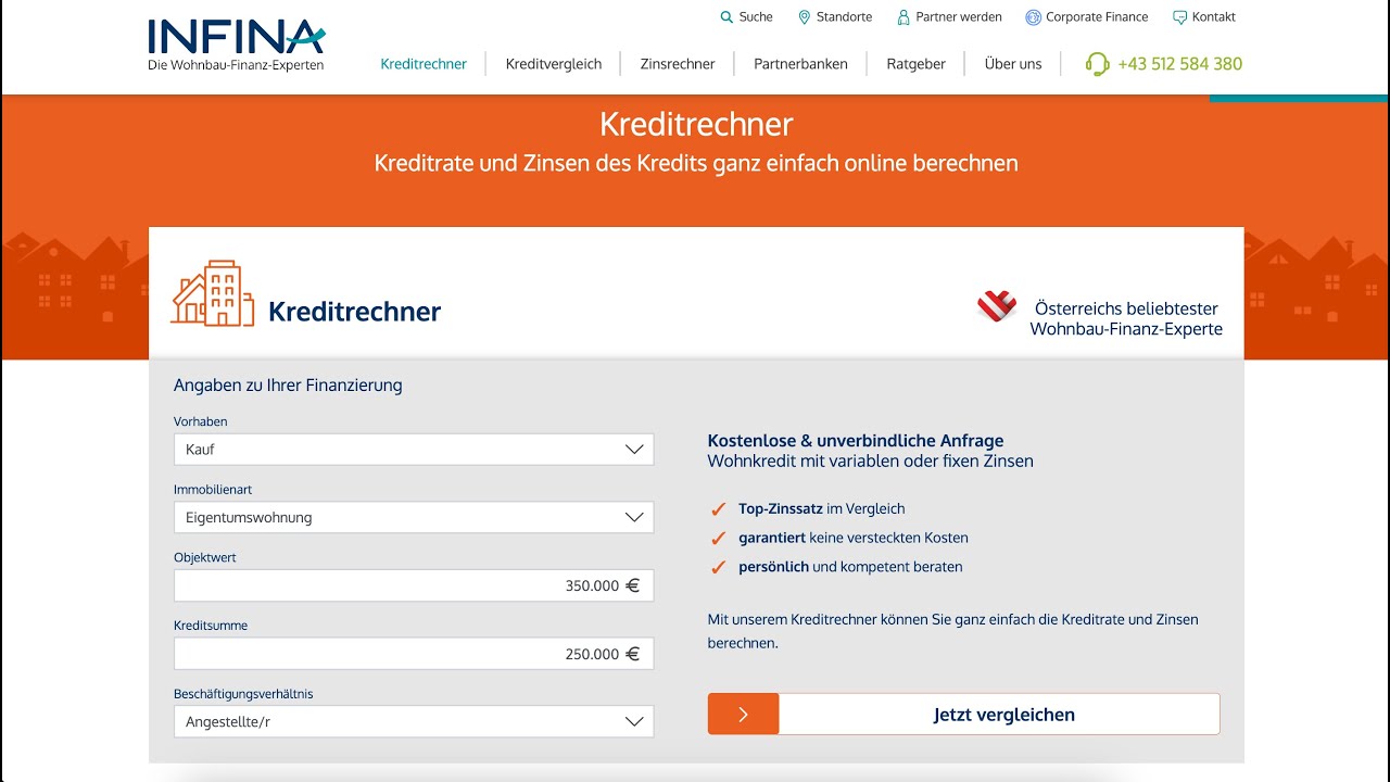 Kreditrate und Zinsen des Kredits ganz einfach online berechnen - YouTube