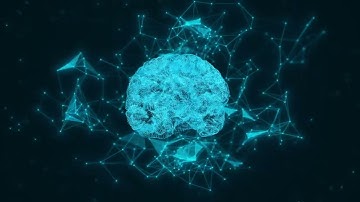 Neural Network VJ Loop - Artificial Intelligence Visualizer. 4K Looped Animation