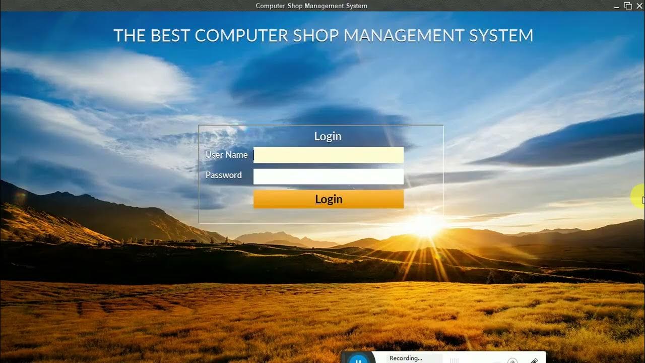 Computer Management System With Complete Source Code in JAVA - YouTube