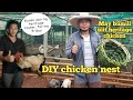 Paano gumawa ng pugad ng manok? || DIY chicken nest || free range chicken || Buhay probinsya