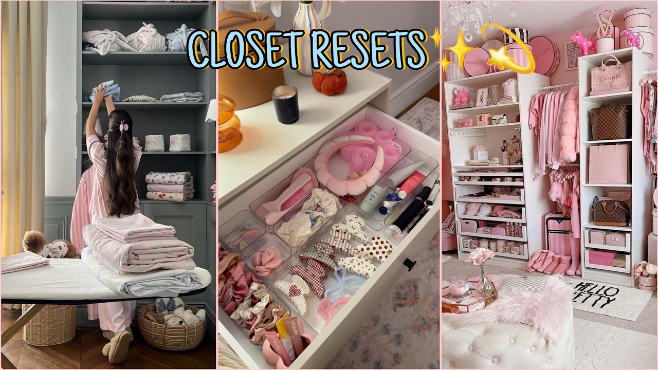 Closet Reset Glow-Up ✨ | Organizing, Unboxing & Restocking