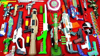 Collecting 7 Sniper Rifles and AK47 Guns Cannon Water Gun Machine Gun Bow Gun Assault Rifle shotguns