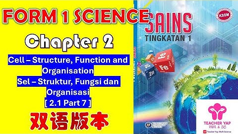 Form 1 Science Chapter 2 | Cell as the Basic Unit of Life  中文讲解 | KSSM Exam Tips【Part 2.1】PART 7