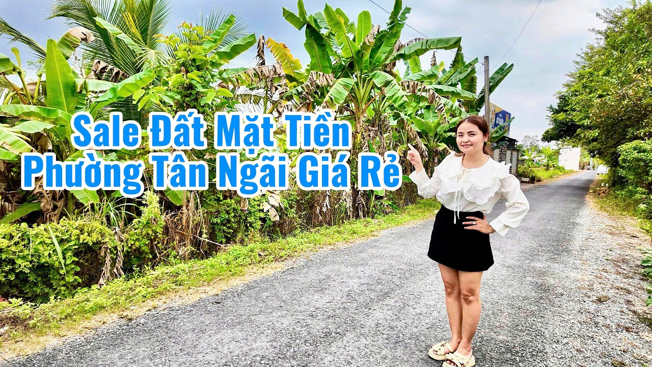 đất nền mặt tiền lộ nhựa giá rẻ phường tân ngãi vĩnh long