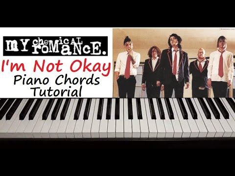 My Chemical Romance - " I'm Not Okay " Piano Chords Tutorial - YouTube