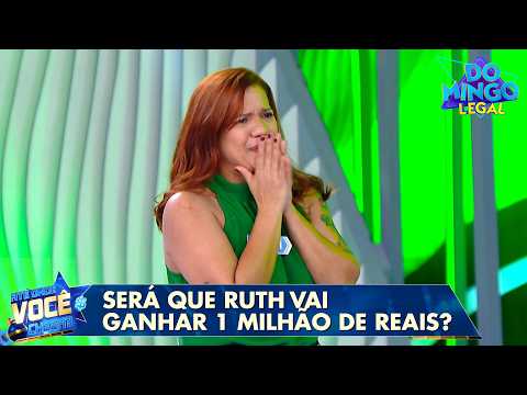 Estreia de "Até Onde Você Chega" e Ruth tenta ganhar 1 milhão! | Domingo Legal (27/09/26)