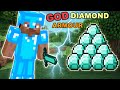 Building GOD ARMOUR with UNLIMITED DIAMONDS in MINECRAFT