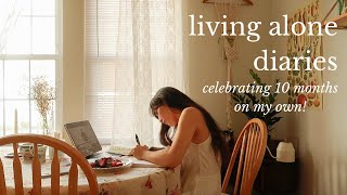 living alone diaries | celebrating 10 months on my own, chat about where I am mentally by Lauren Juarez 1,516 views 1 year ago 14 minutes, 42 seconds