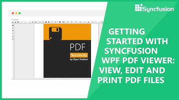 View, Edit and Print PDF Files Using WPF PDF Viewer of Syncfusion