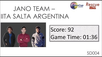 SD004 JANO TEAM   IITA SALTA ARGENTINA [RoboCupJunior Rescue Simulation Demonstration Competition]