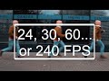 Какую Частоту Кадров (FPS) Выбрать Для Съемки Видео?