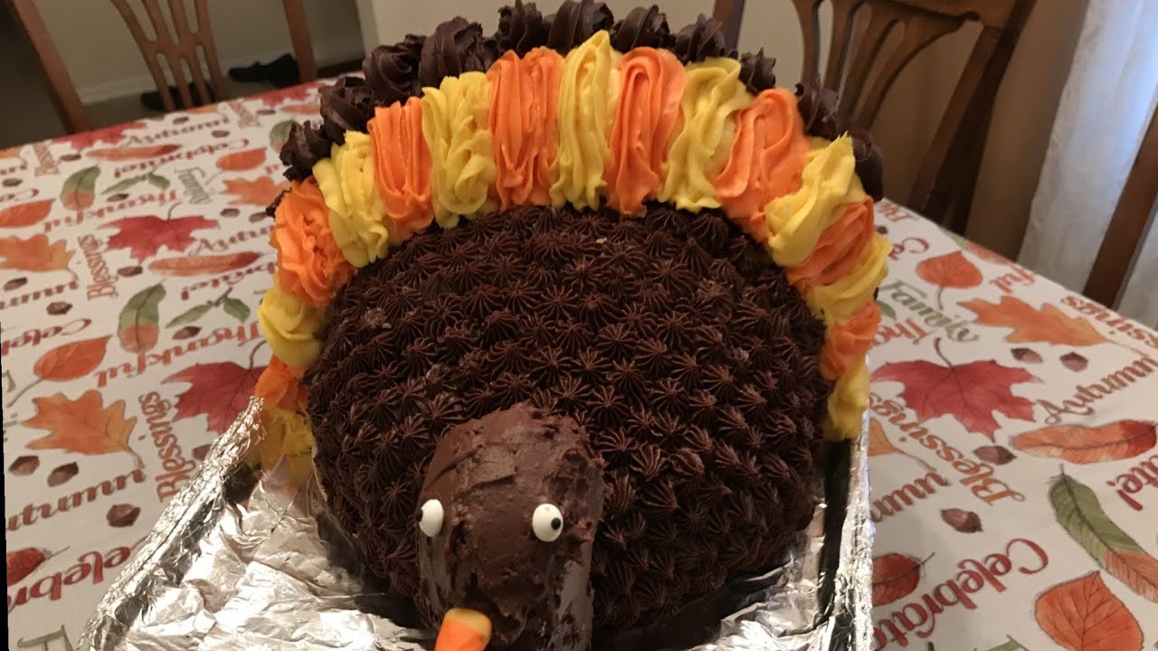 How To Make A Turkey Cake Shape