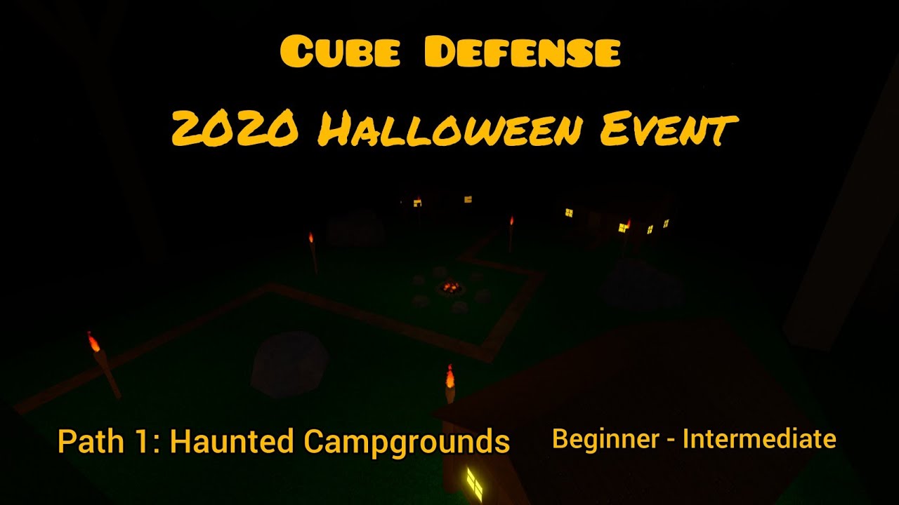 Roblox Cube Defense 2020 Halloween Event Path 1 Solo Tutorial Youtube - roblox cube defense blazefall