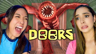 We Played Roblox DOORS... this is SCARY!!