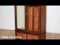 Antique English Rosewood Edwardian Armoire Wardrobe Closet BAJ50 Antique English Rosewood Edwardian Armoire Wardrobe Closet BAJ50