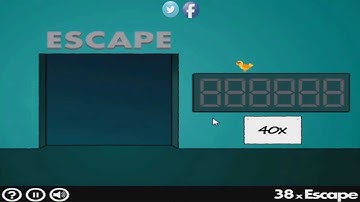 40x escape Walkthrough Level 1 - 40 -  1080P